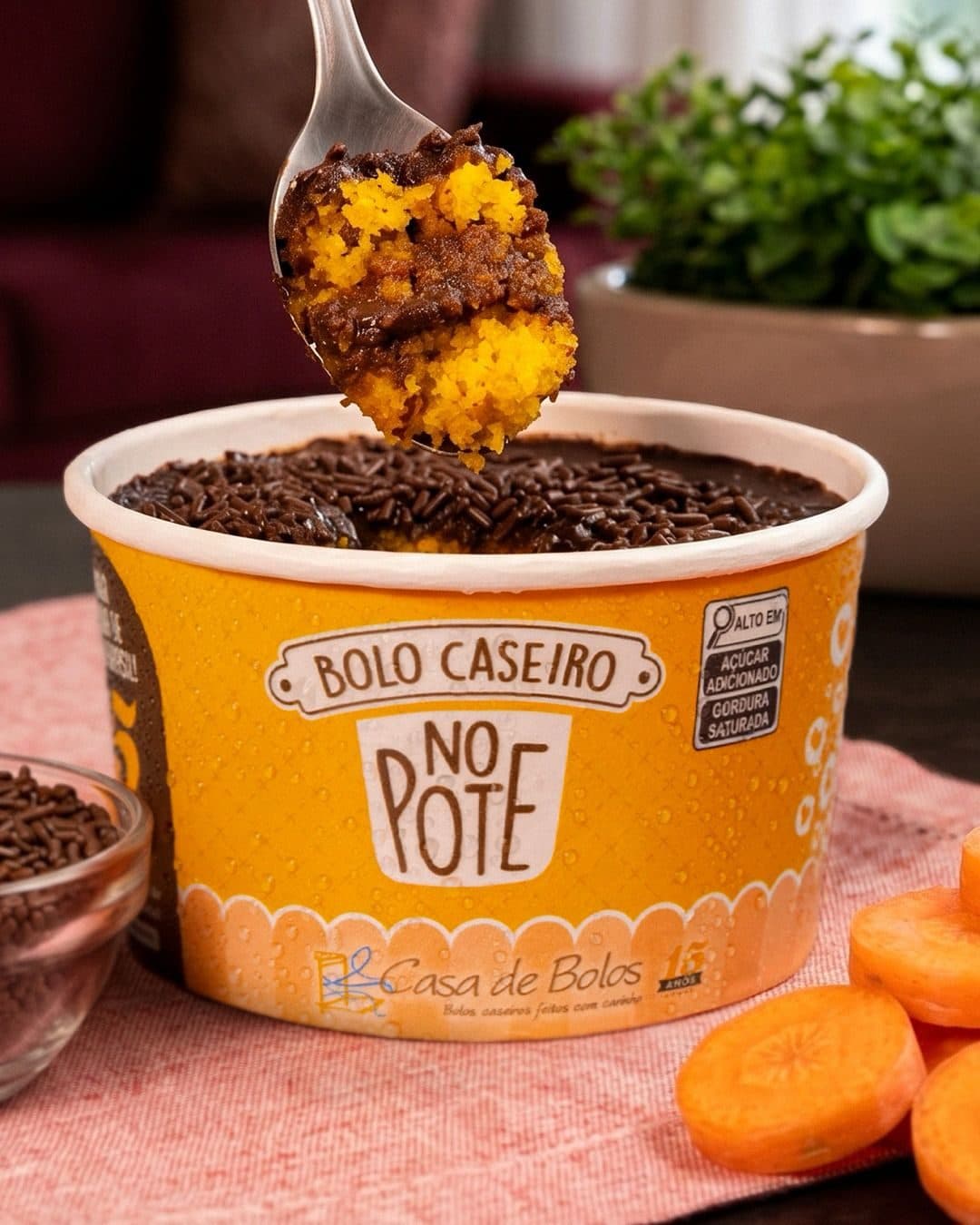 Pote de Cenoura c/ Chocolate